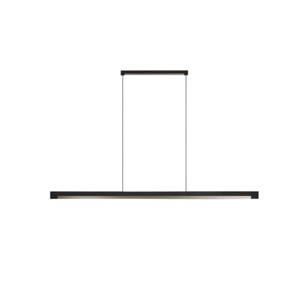 Light-Point - Inlay S1400 Linear Hanglamp Matt Black/Satin Gold