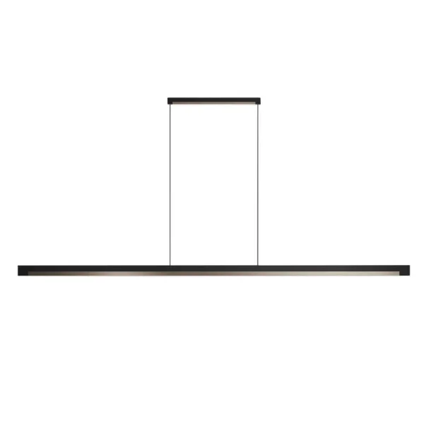 Light-Point - Inlay S1900 Linear Hanglamp Matt Black/Silver Gold