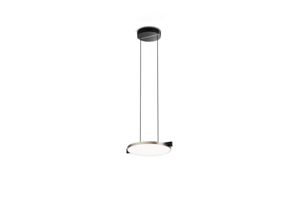 LIGHT-POINT - Inlay S2 Disc Hanglamp Matt Black/Satin Gold