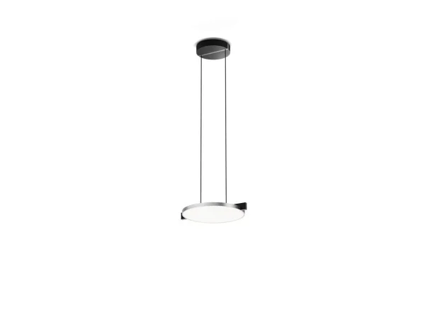 LIGHT-POINT - Inlay S2 Disc Hanglamp Matt Black/Satin Silver