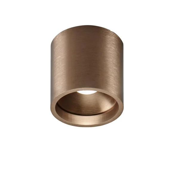 Light-Point Solo Round spotlight rose gold, 2700 kelvin