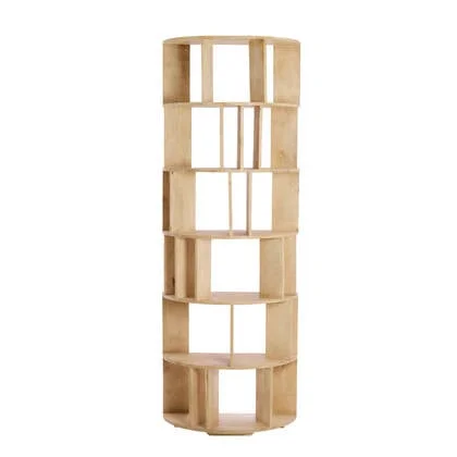 Light&living Wandkast open 76x37x212 cm LIMPYA mat naturel