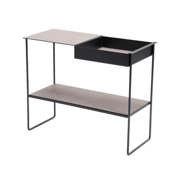 LIND DNA Console Bull Storage sidetable warm grey