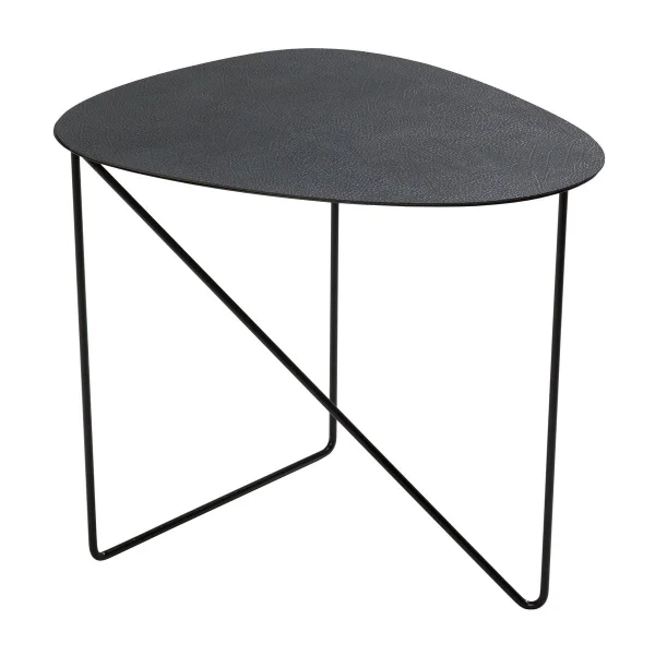 LIND DNA Curve Hippo bijzettafel L Black-anthracite