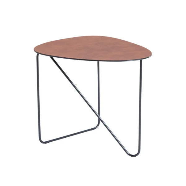 LIND DNA Curve Salontafel leer cognac, bull, m