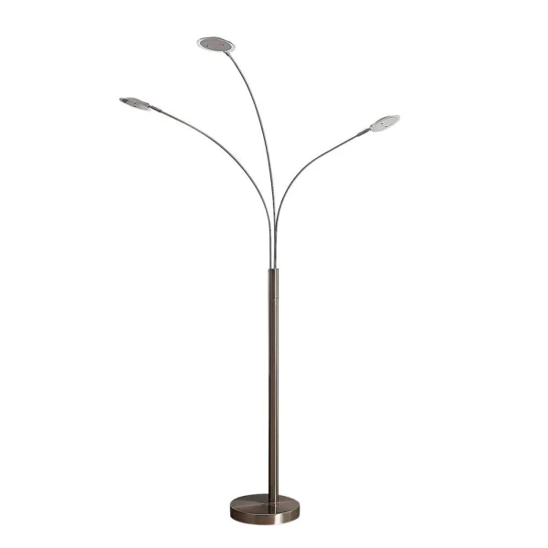 Lindby - Anea 3 Vloerlamp Nickel/White