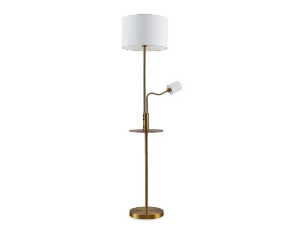 Lindby - Aovan Vloerlamp w/USB Bronze