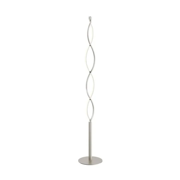 Lindby - Auron Vloerlamp Nickel/White