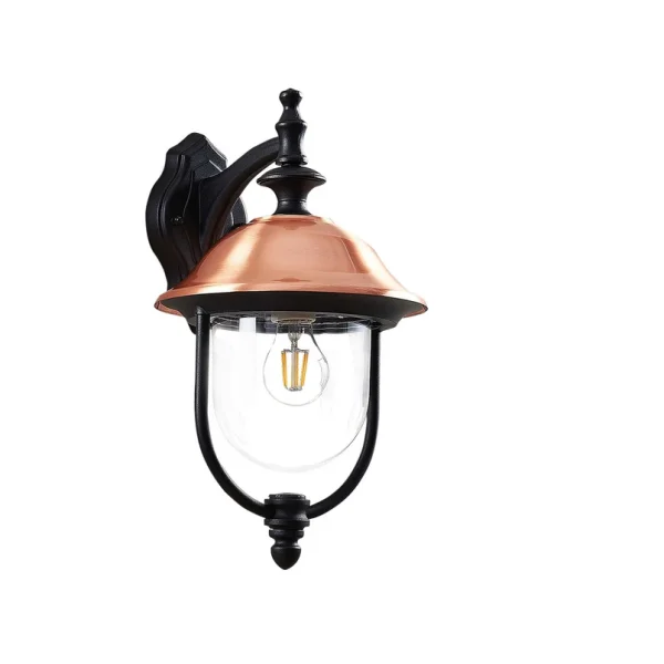 Lindby -  buitenwandlamp Clint, hangend, zeewaterbestendig, E27