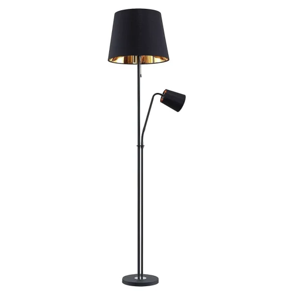 Lindby - Efalia Vloerlamp Black/Gold