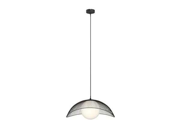 Lindby - Fabronia Hanglamp Opal/Black