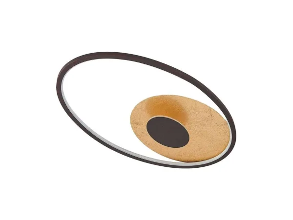 Lindby - Feival LED Plafondlamp L61 Rust/Gold