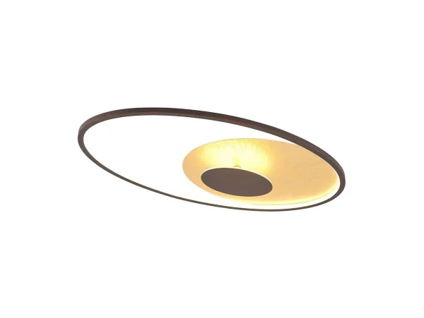 Lindby - Feival LED Plafondlamp L73 Rust/ Gold