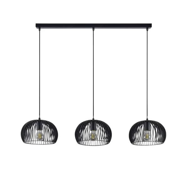 Lindby - Jusra 3 Hanglamp Black