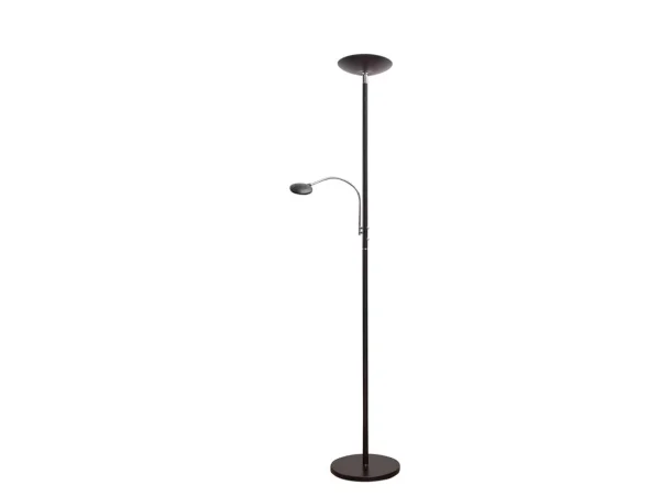 Lindby - Malea LED Vloerlamp w/Arm Black