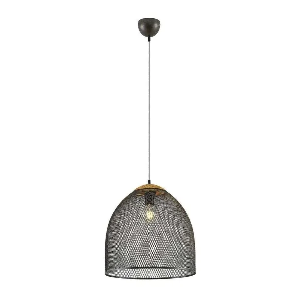 Lindby - Monigo Hanglamp Nickel/Wood