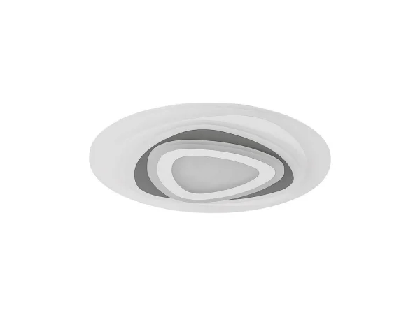 Lindby - Rebeka LED Plafondlamp White/Anthracite