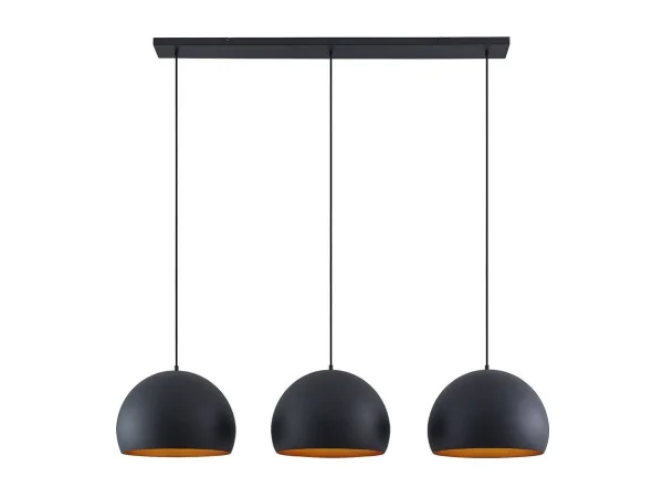 Lindby - Tarjei Hanglamp L146 Black/Gold