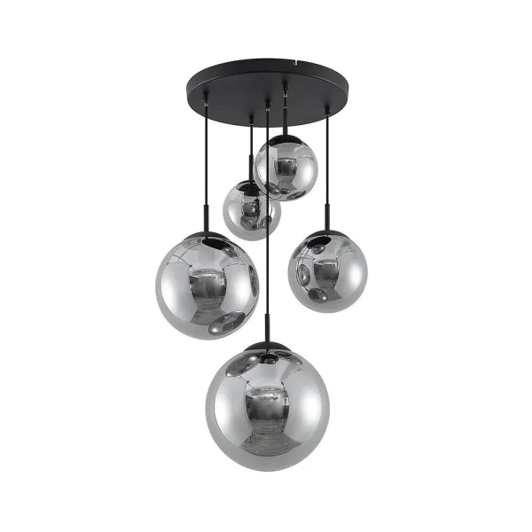 Lindby - Teeja 5 Cluster Hanglamp Smoke