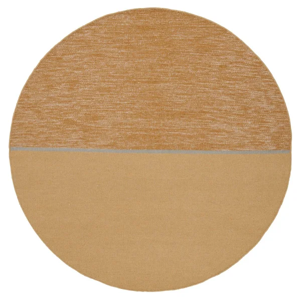 Linie Design Magnetize vloerkleed Ø170 cm Ochre