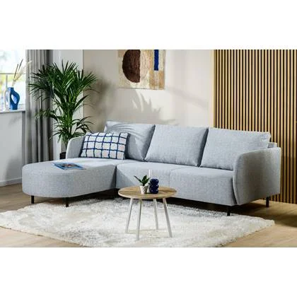 Lions Design Urban Grijs 3-zits Bank + Chaise Longue Rechts|Links