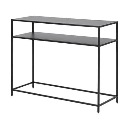 Lisomme Roy metalen sidetable zwart - 100 x 35 cm