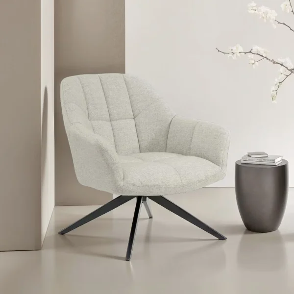 Livingfurn Draaifauteuil Tom - Zand