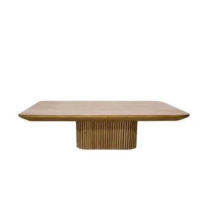 Livingfurn - Salontafel Naturel Teakhout - 120x70x36cm - Lausanne