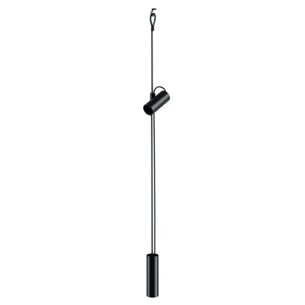 Lodes - Cima Hanglamp/Vloerlamp Matt Black/Silver