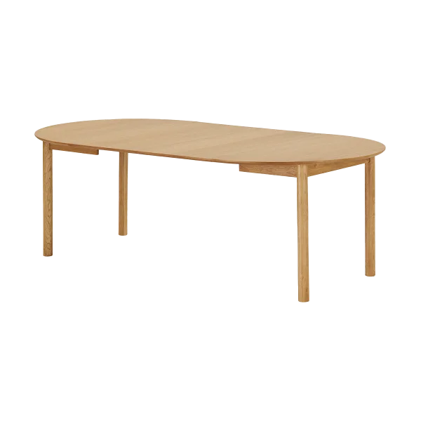 Loet uitschuifbare houten eettafel naturel - 120 - 220 x 75 cm