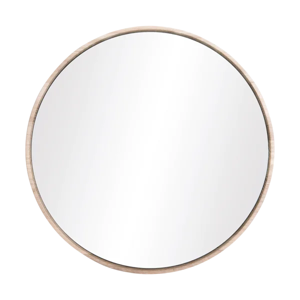 Look mirror - wandspiegel whitewash - Ø 22 cm