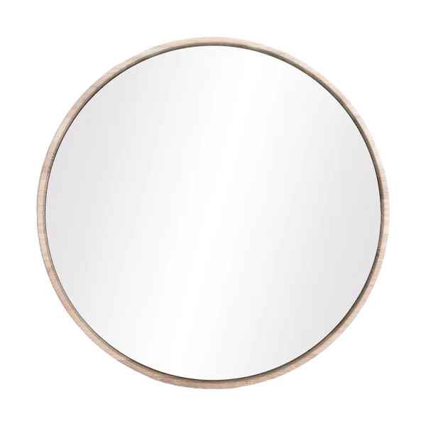 Look mirror - wandspiegel whitewash - Ø 27 cm