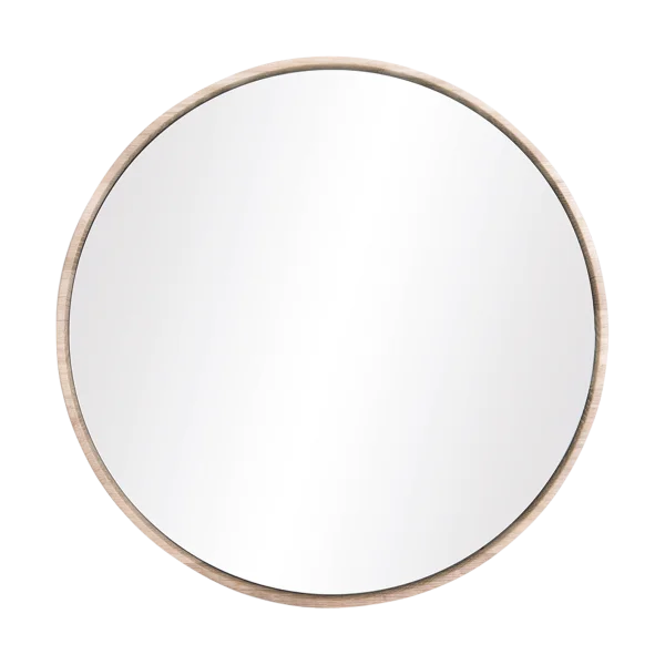 Look mirror - wandspiegel whitewash - Ø 32 cm