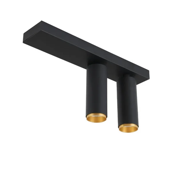 LOOM DESIGN - X-Beam plafondlamp Double Black Gold