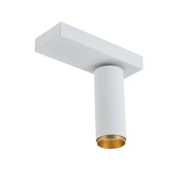 LOOM DESIGN - X-Beam plafondlamp enkel White/Gold