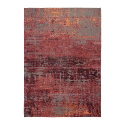 Louis de Poortere Streaks Vloerkleed 240 x 340 cm - Nassau Red