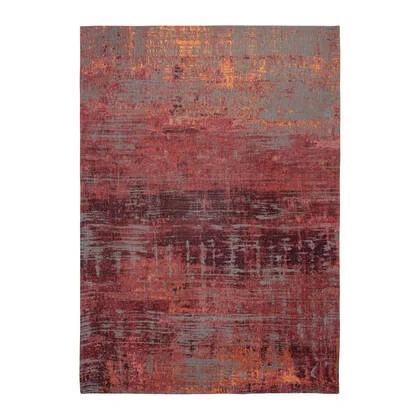 Louis de Poortere Streaks Vloerkleed 80 x 150 cm - Nassau Red