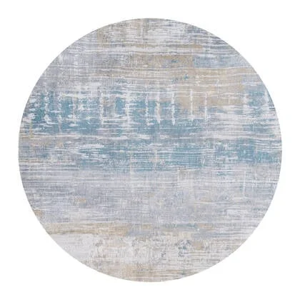Louis de Poortere Streaks Vloerkleed Ø 240 cm - Long Island Blue