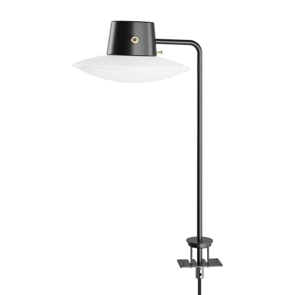 Louis Poulsen AJ Oxford bureaulamp 41 cm zwarte pin Opaal glas