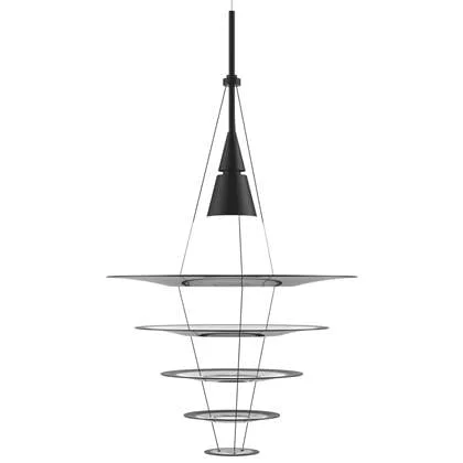 Louis Poulsen Enigma hanglamp Ø54.5 zwart