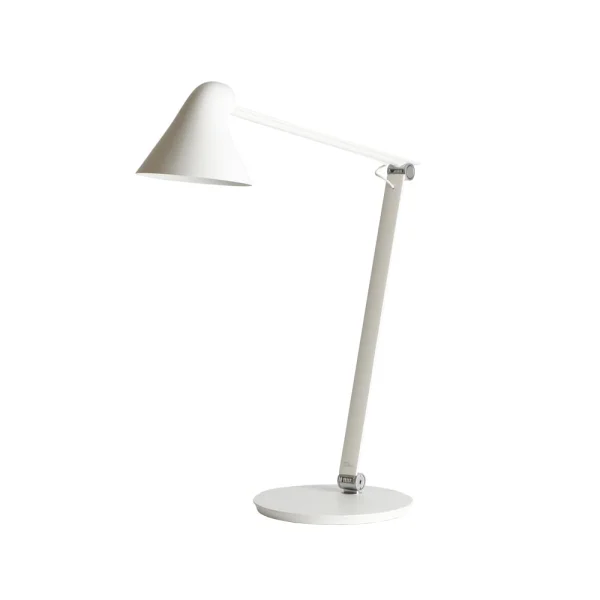 Louis Poulsen NJP bureaulamp Wit, voetplaat, 3000k