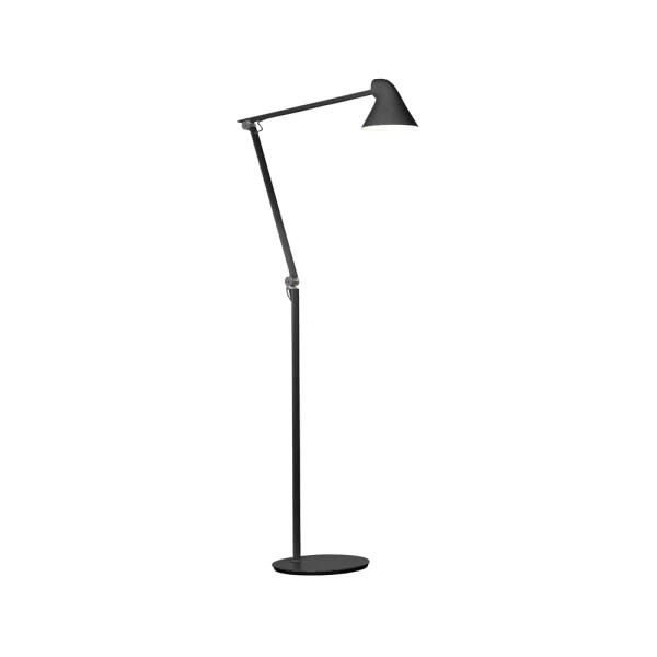 Louis Poulsen NJP vloerlamp Zwart, LED, 3000k