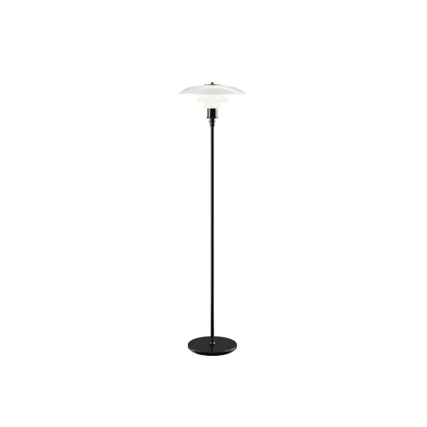 Louis Poulsen PH 3½-2½ vloerlamp - zwart gemetalliseerd