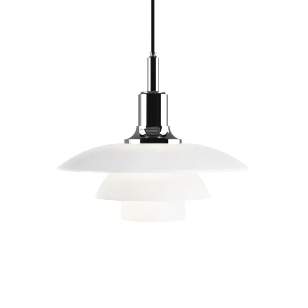 Louis Poulsen PH 3½-3 Glas Hanglamp - hoogglansverchroomd