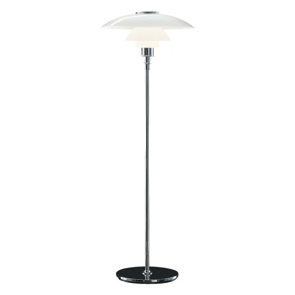 Louis Poulsen PH 4½-3½ vloerlamp Chroom