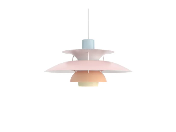 Louis Poulsen - PH 5 Hanglamp Pastels Blue/Rose/Peach