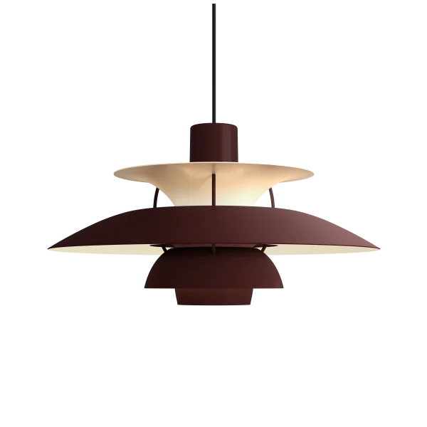 Louis Poulsen PH5 Monochroom 2024 hanglamp - burgundy