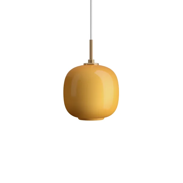 Louis Poulsen VL 45 Radiohus Glossy hanglamp - amber - Ø 17.5 cm