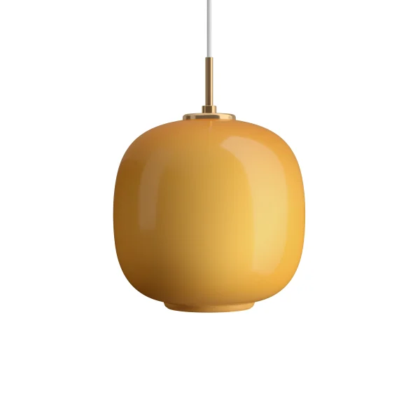 Louis Poulsen VL 45 Radiohus Glossy hanglamp - amber - Ø 25 cm