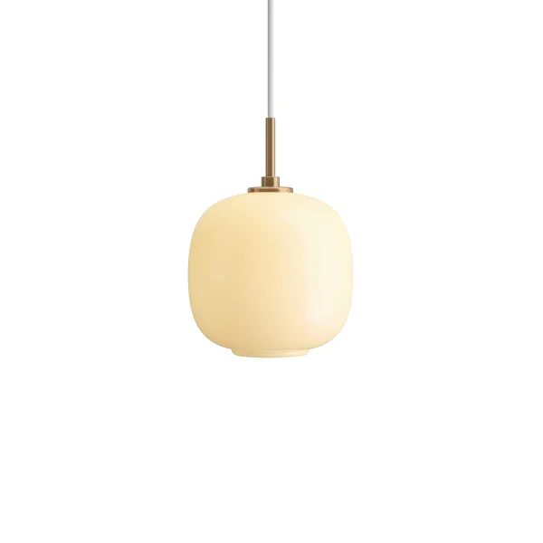 Louis Poulsen VL 45 Radiohus Glossy hanglamp - lichtgeel - Ø 17.5 cm